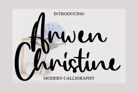 Arwen Christine: The Script Handwritten Typeface for Polished Branding