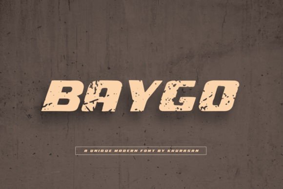 Baygo: A Modern Sans Serif Typeface for Bold Editorial Design