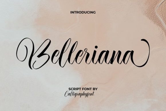 Belleriana: The Elegant Script Typeface for Modern Web Design