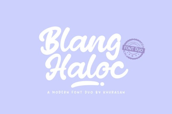 Blang Haloc Duo: A Fun Handwritten Typeface for Creative Branding