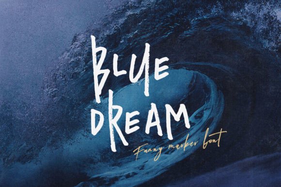 Blue Dream Typeface: A Modern Display Font for Web Design