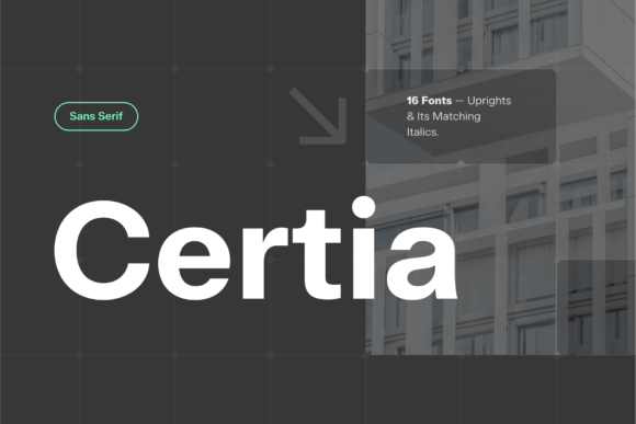 Certia: The Modern Sans Serif Typeface for Polished Web Design