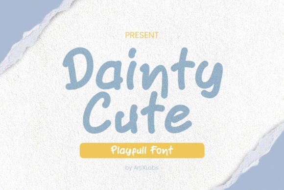 Dainty Cute: A Playful Serif Font for Engaging Campaigns