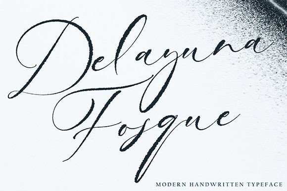 Delayuna Fosque: The Script Handwritten Font for Authentic Campaigns