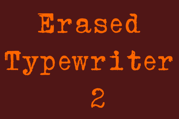 Erased Typewriter 2: A Vintage Typeface for Modern Editorial Design