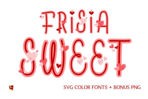 Frisia Sweet: A Cute Handwritten Color Typeface for Web Design