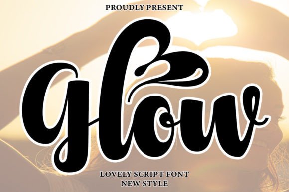Glow: The Premium Script Typeface for Polished Brand Identity