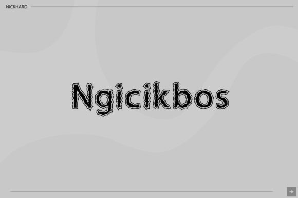 Ngicikbos: The Quirky Typeface That Transforms Small Business Branding