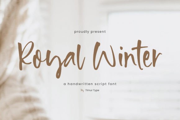 Royal Winter: The Elegant Script Font for Editorial Design