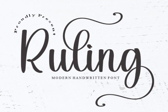 Ruling: The Elegant Handwritten Font for Stronger Brand Identity