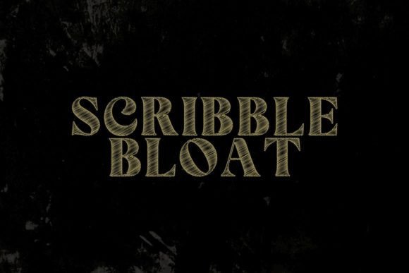 Scribble Bloat: A Luxury Handwritten Typeface for Premium Branding