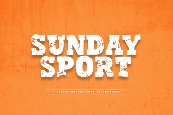 Sunday Sport: The Quirky Sans Serif Typeface for Bold Branding