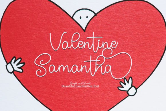 Valentine Samantha: The Handwritten Typeface for Editorial Design