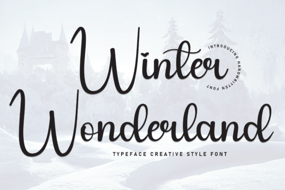Winter Wonderland: The Perfect Handwritten Display Font for Your Craft Shop